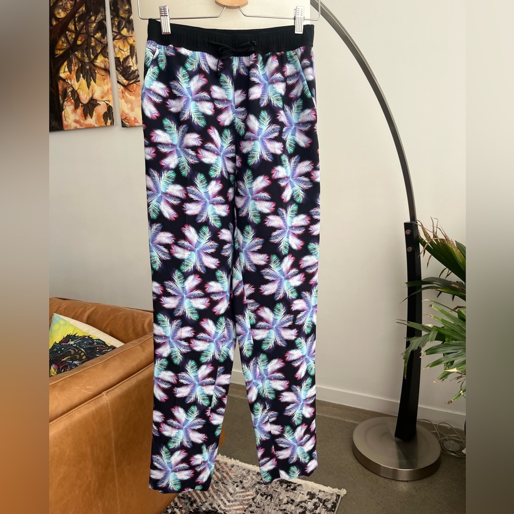 Sandro Paris Tropical Print Pant
